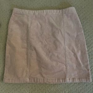 Cute light pink corduroy skirt , size small